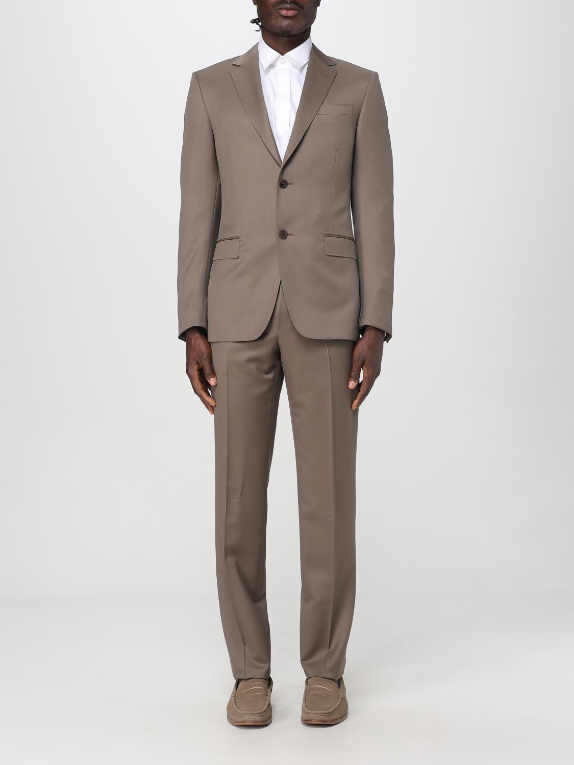 Zegna Suit Men Dove Grey In Dove Grey