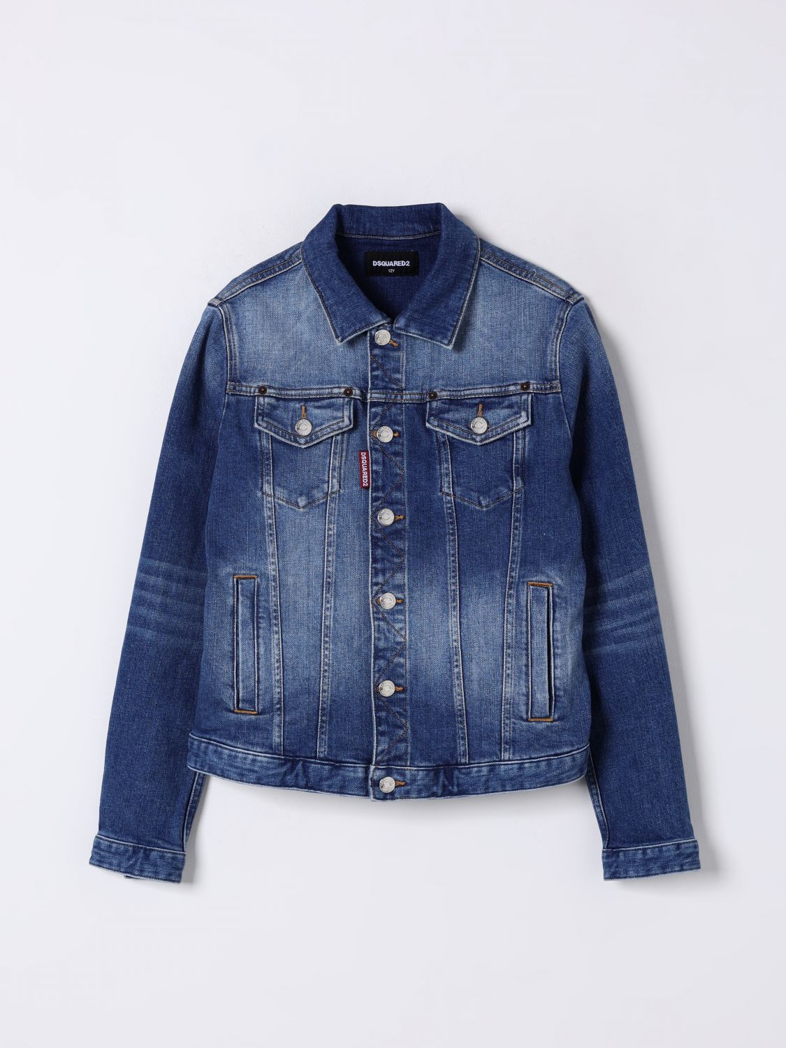 DSQUARED2 JACKET DSQUARED2 KIDS COLOR BLUE G86729009