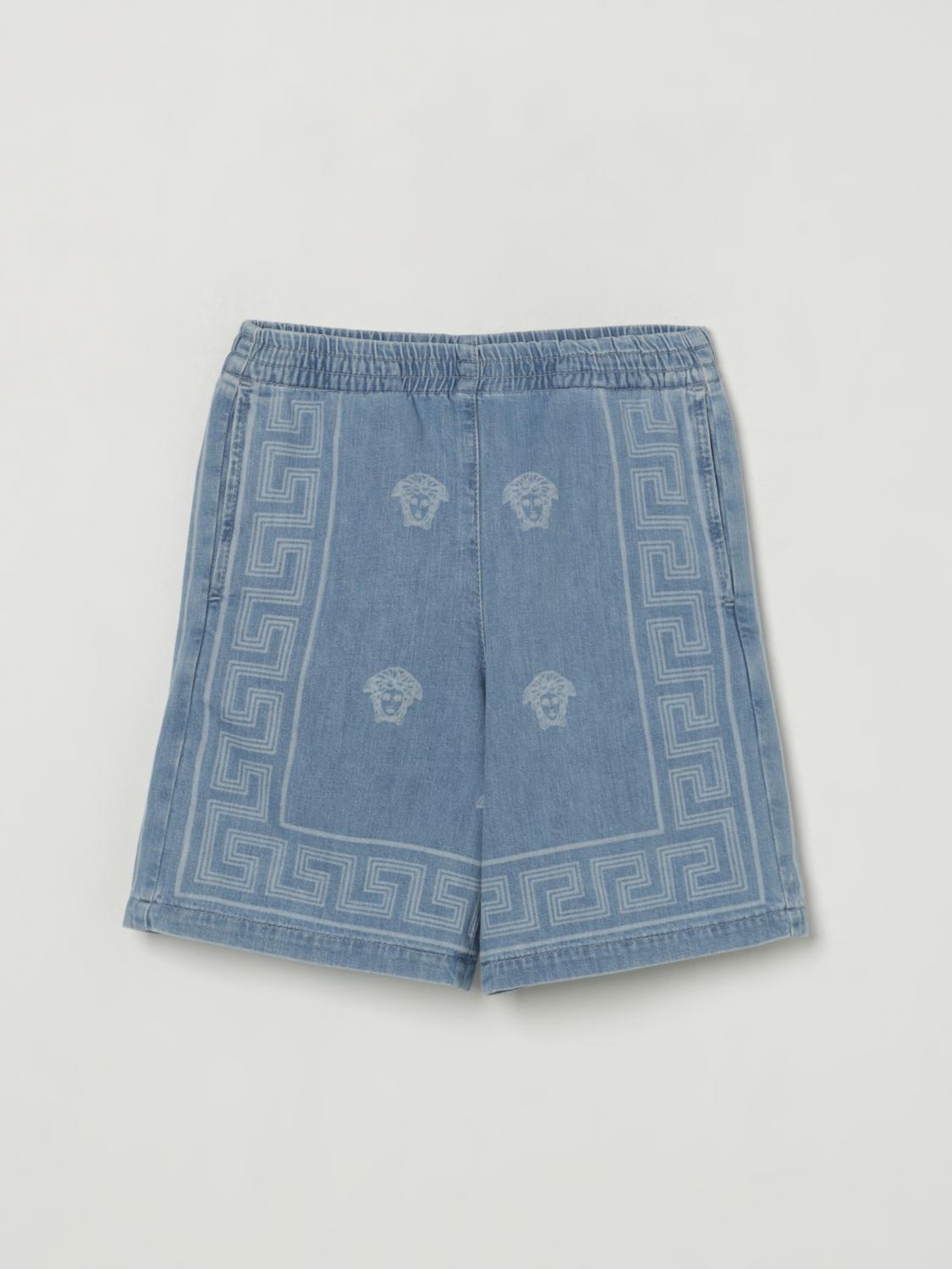 Versace Pantaloncino Bambino Colore Denim