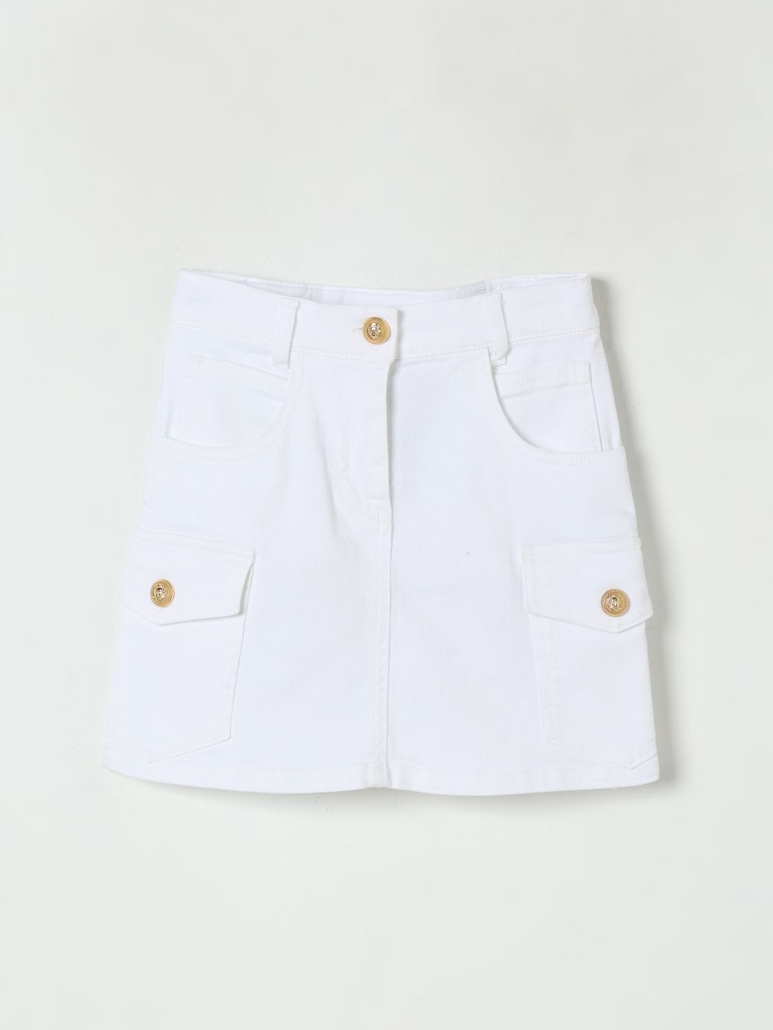 BALMAIN SKIRT BALMAIN KIDS COLOR WHITE G86779001