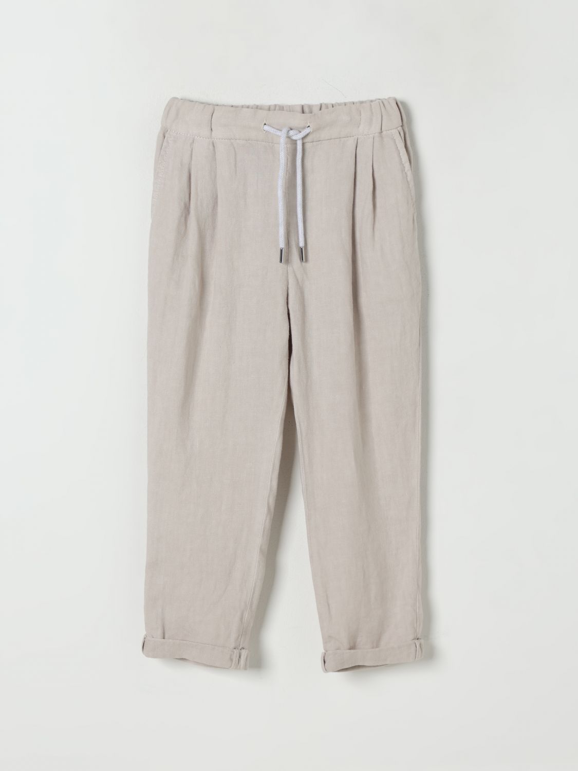 Brunello Cucinelli Kids' Pantalone  Bambino Colore Beige