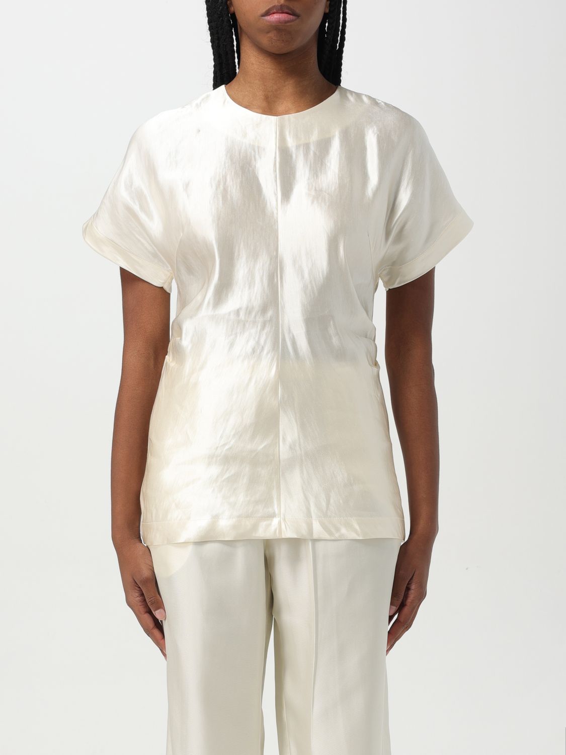 LOULOU STUDIO TOP LOU LOU STUDIO WOMAN COLOR WHITE G86834001