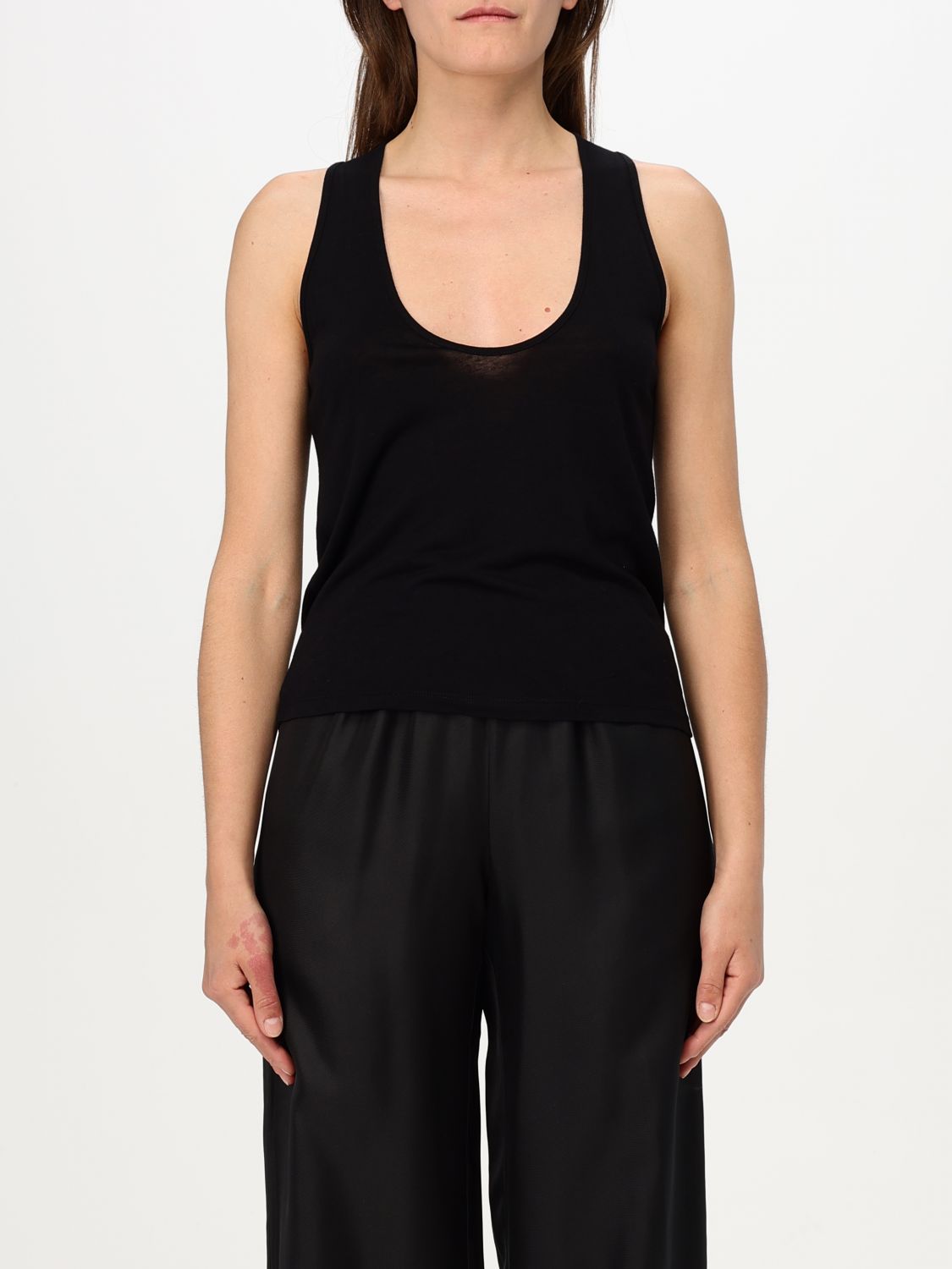 LOULOU STUDIO TOP LOU LOU STUDIO WOMAN COLOR BLACK G86834002