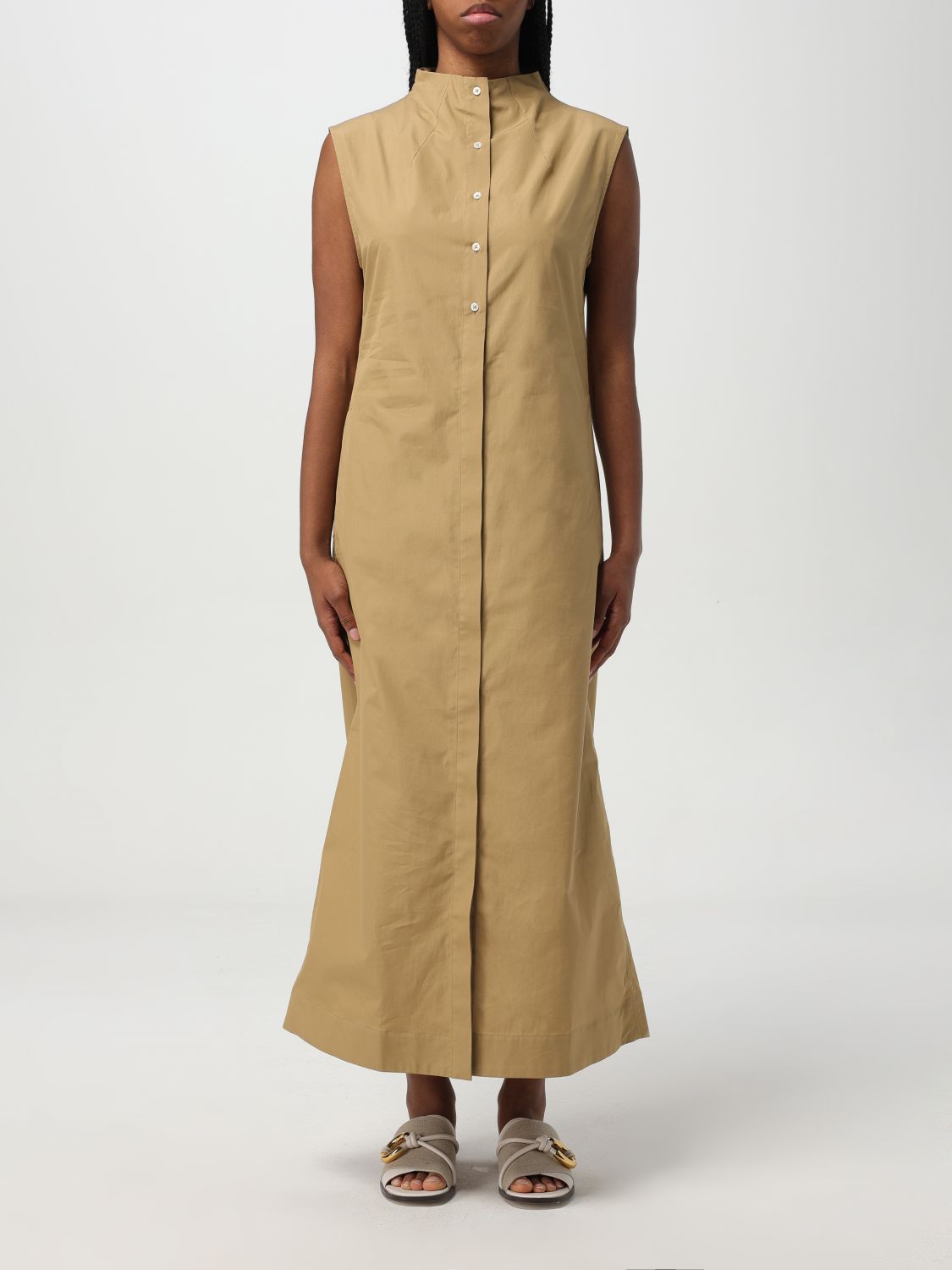 LOULOU STUDIO DRESS LOU LOU STUDIO WOMAN COLOR BROWN G86835032