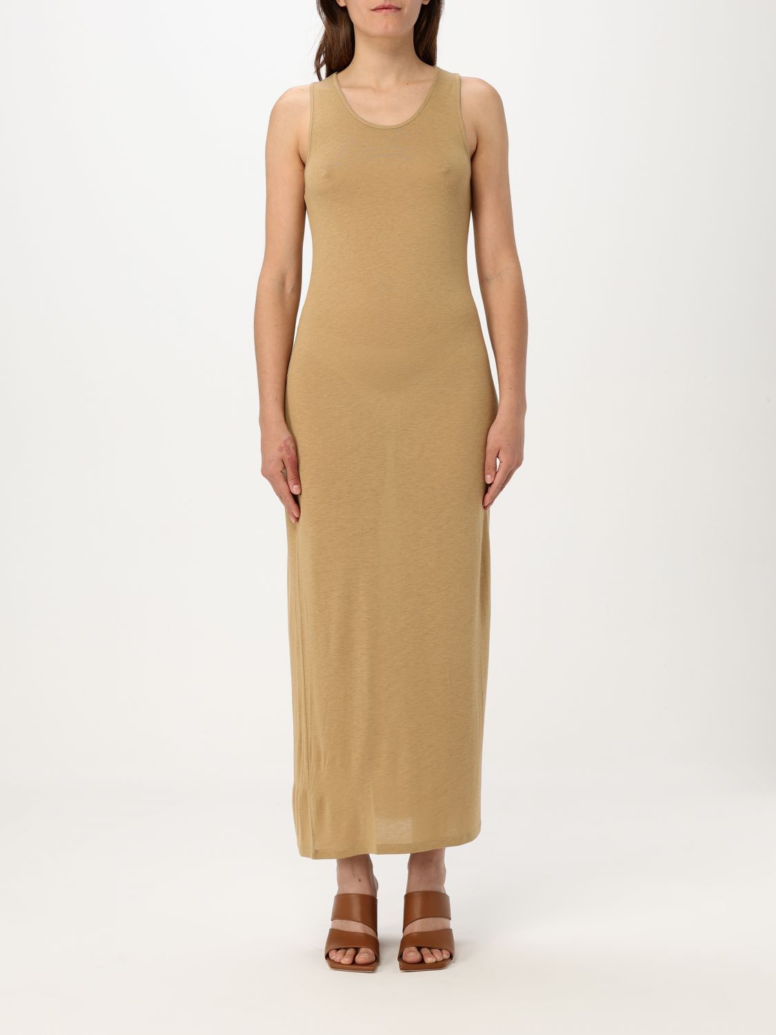Loulou Studio Dress Lou Lou Studio Woman Color Brown In Brown