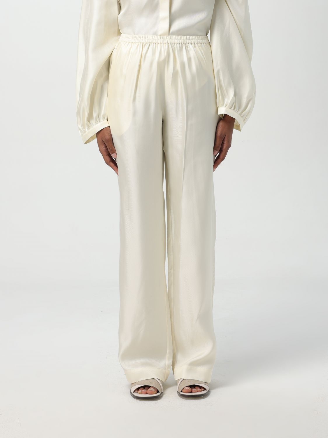 Loulou Studio Pants Lou Lou Studio Woman Color Cream In Cream