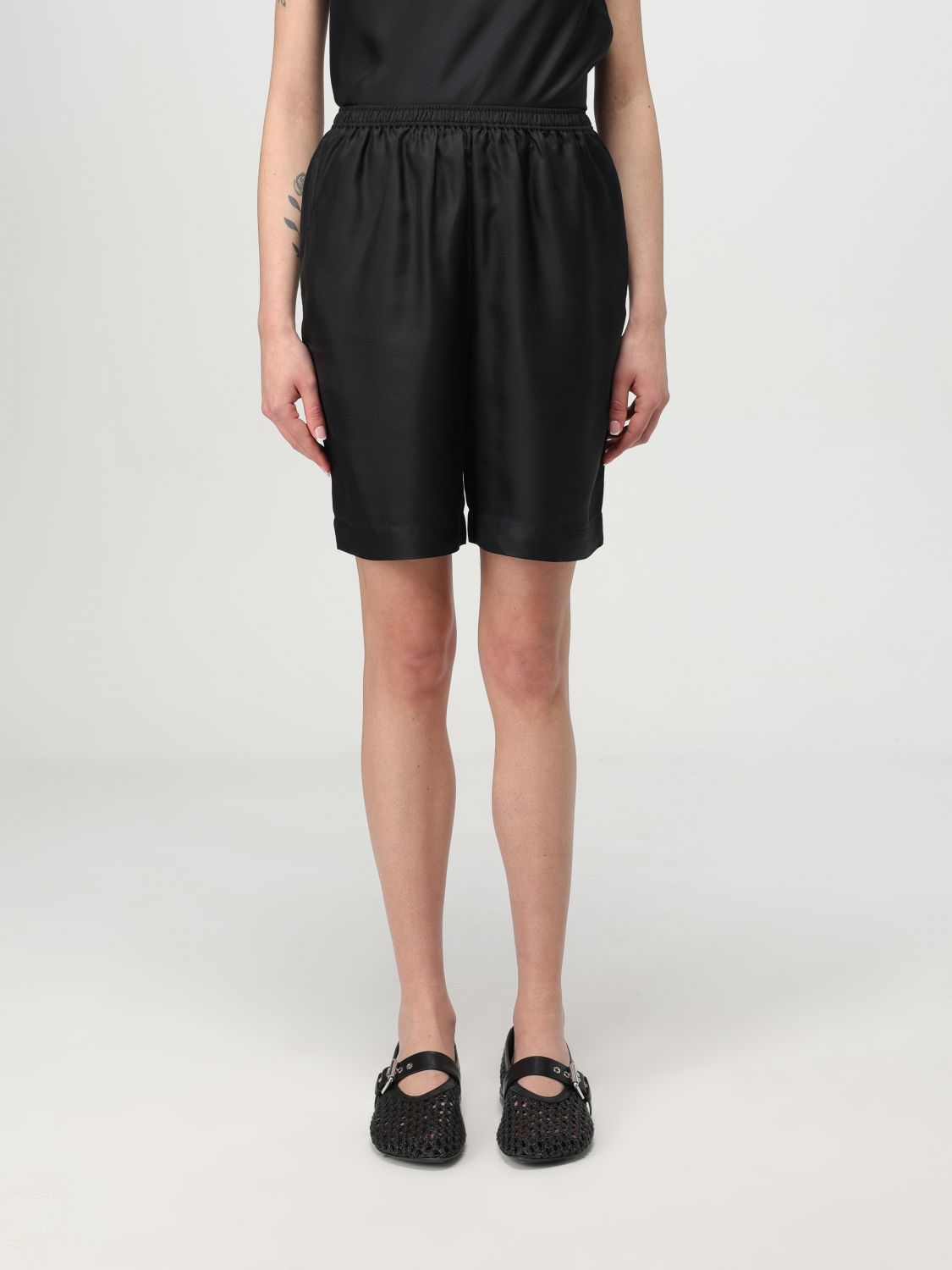 Loulou Studio Short Lou Lou Studio Woman Color Black In Black