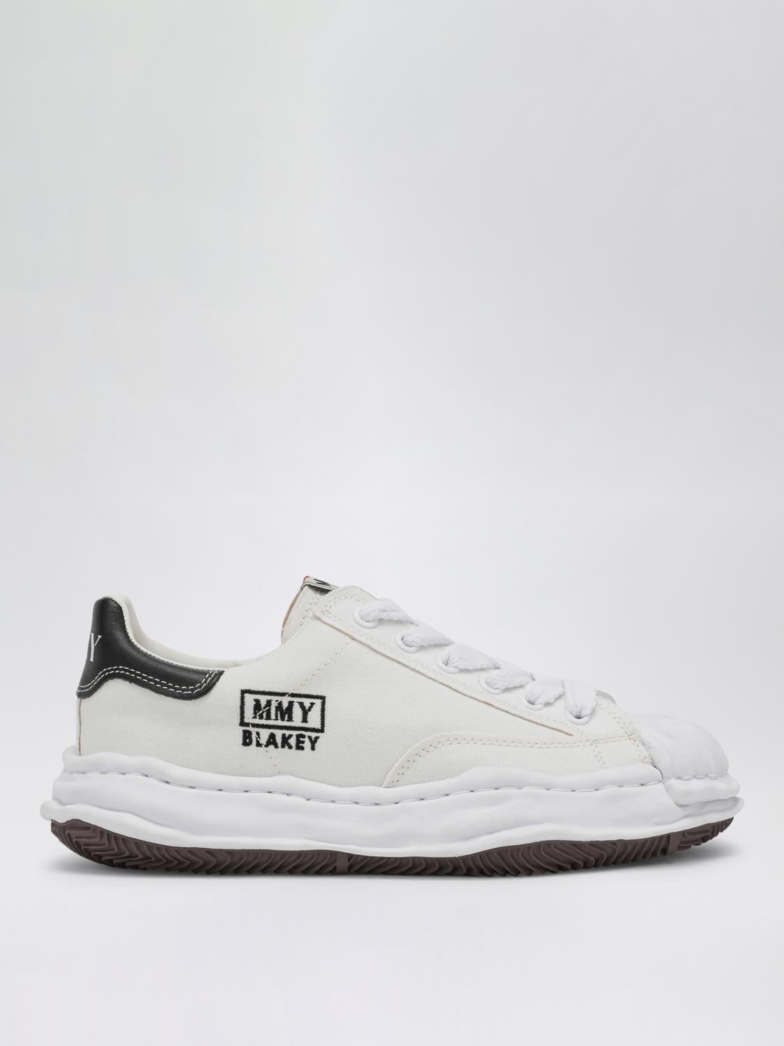 Miharayasuhiro Maison Mihara Yasuhiro Blakey Original Sole Leather Low-top Sneakers In White
