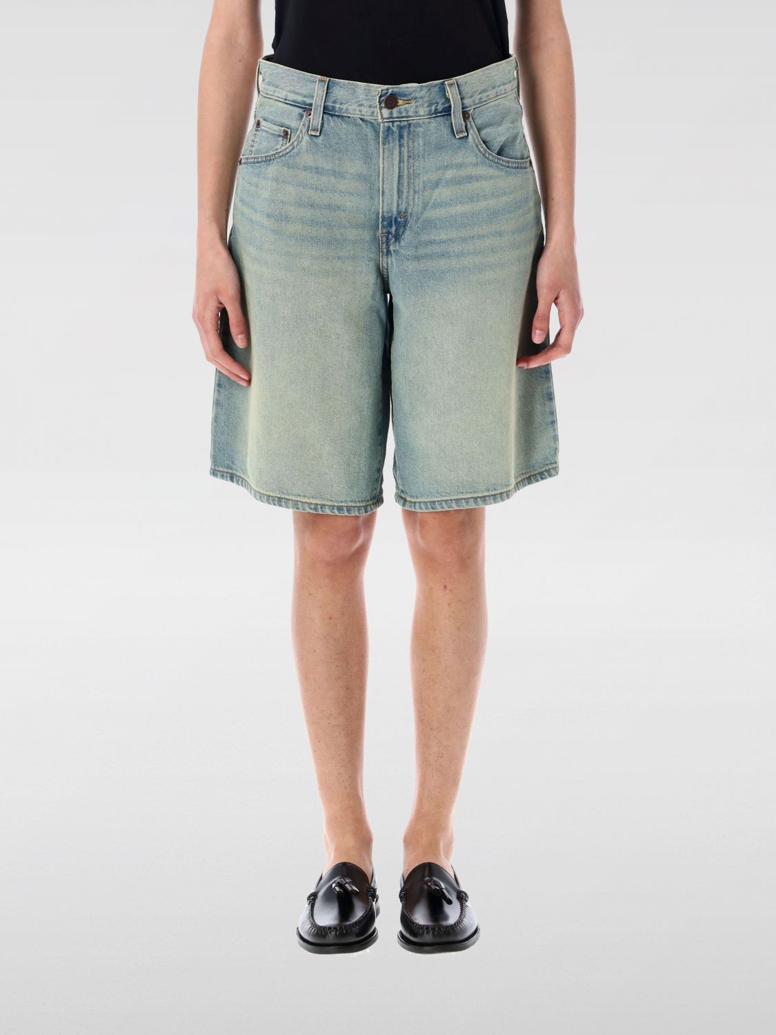 Shop Levi's Short Woman Color Blue