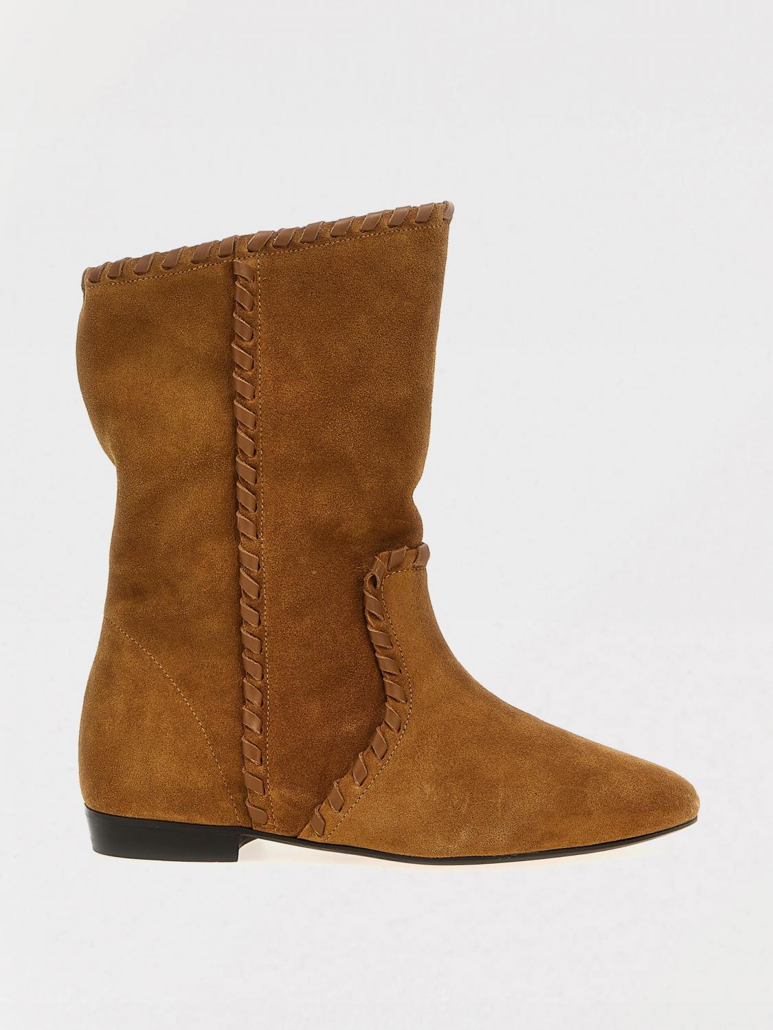 Shop Isabel Marant Boots Woman Color Brown