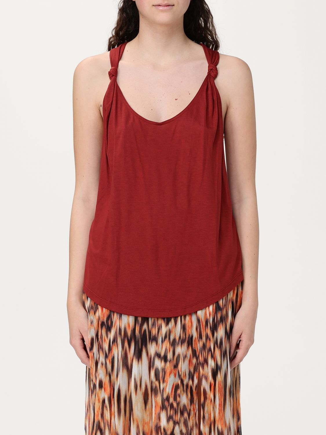 Isabel Marant 'elody' Knotted Strap Top