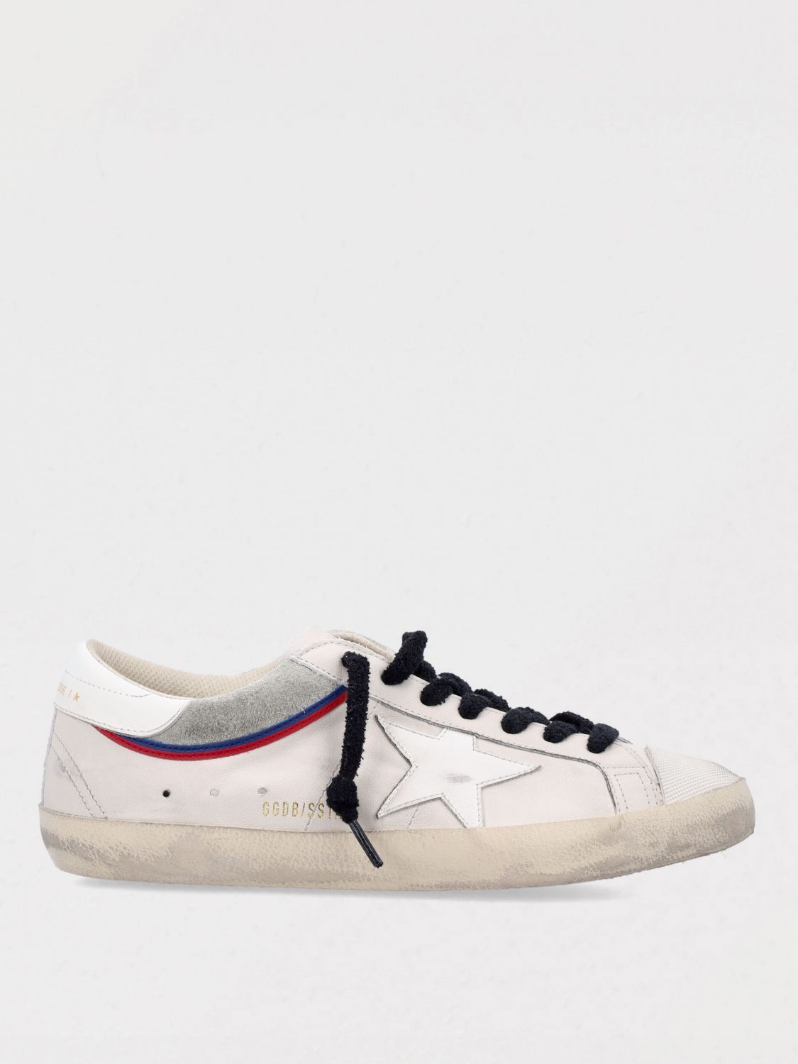 Golden Goose Multicolor Leather Super Star Sneakers In White