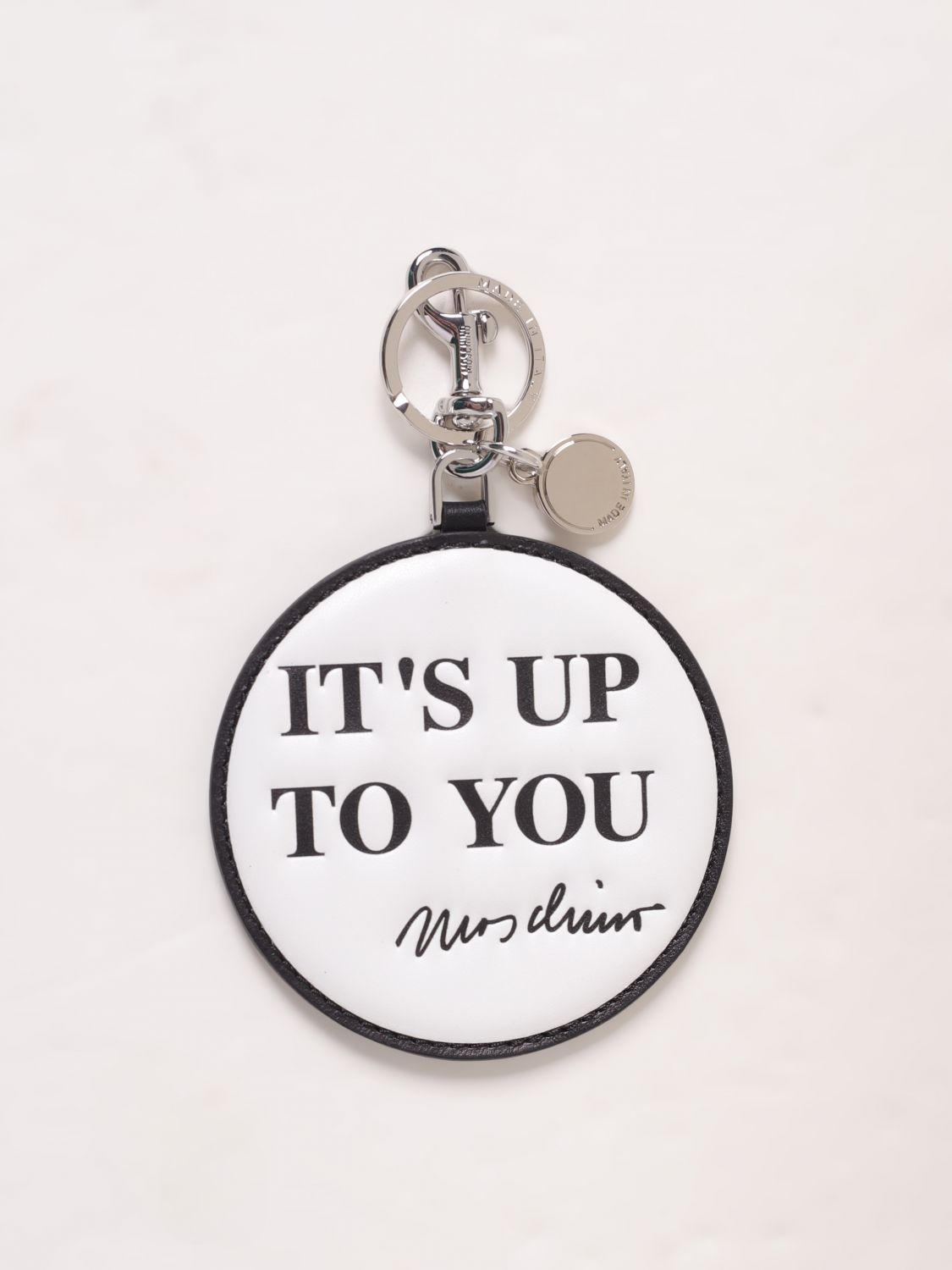 Moschino Key Chain  Couture Woman Colour White