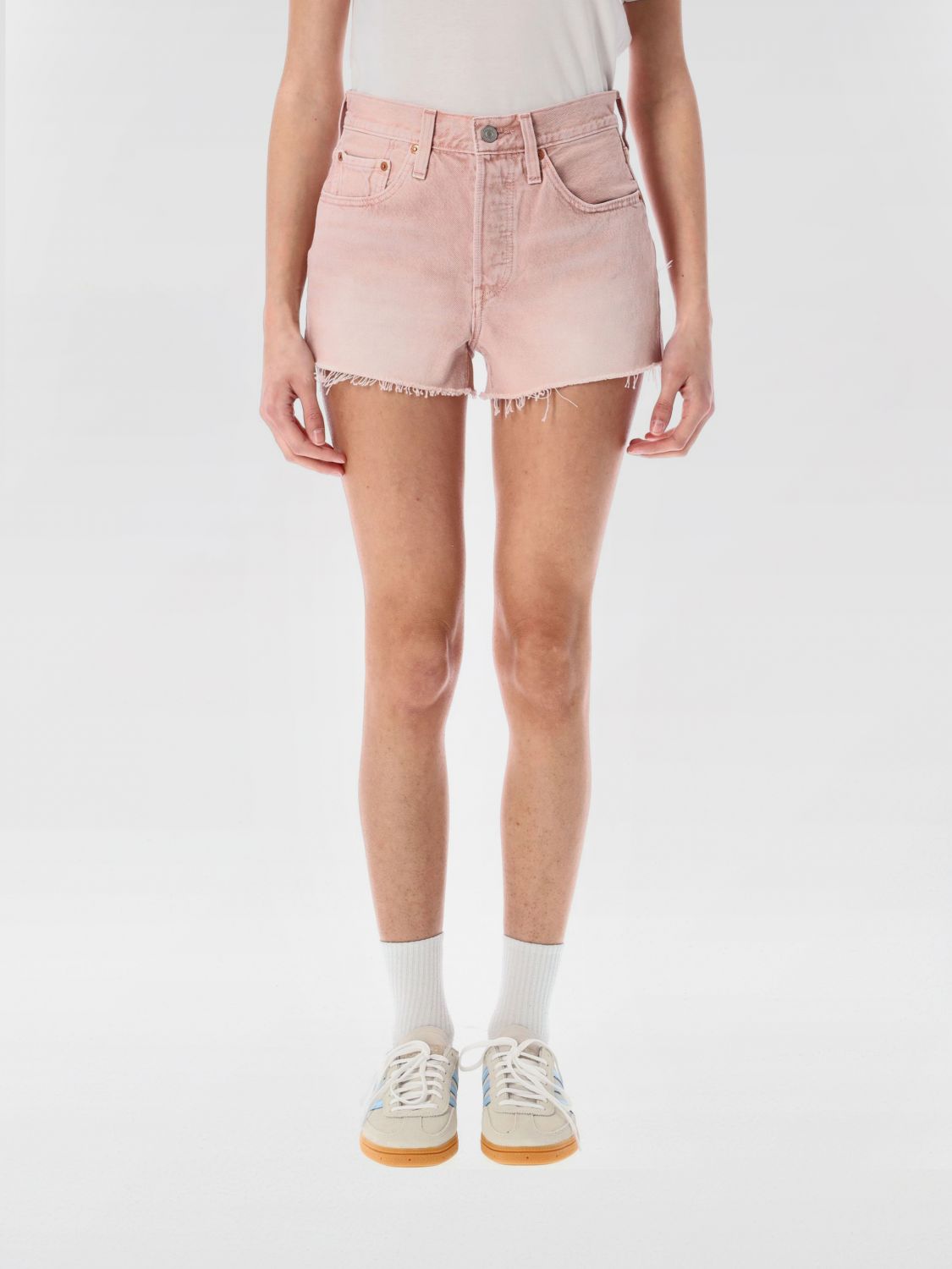 Shop Levi's Short Woman Color Pink