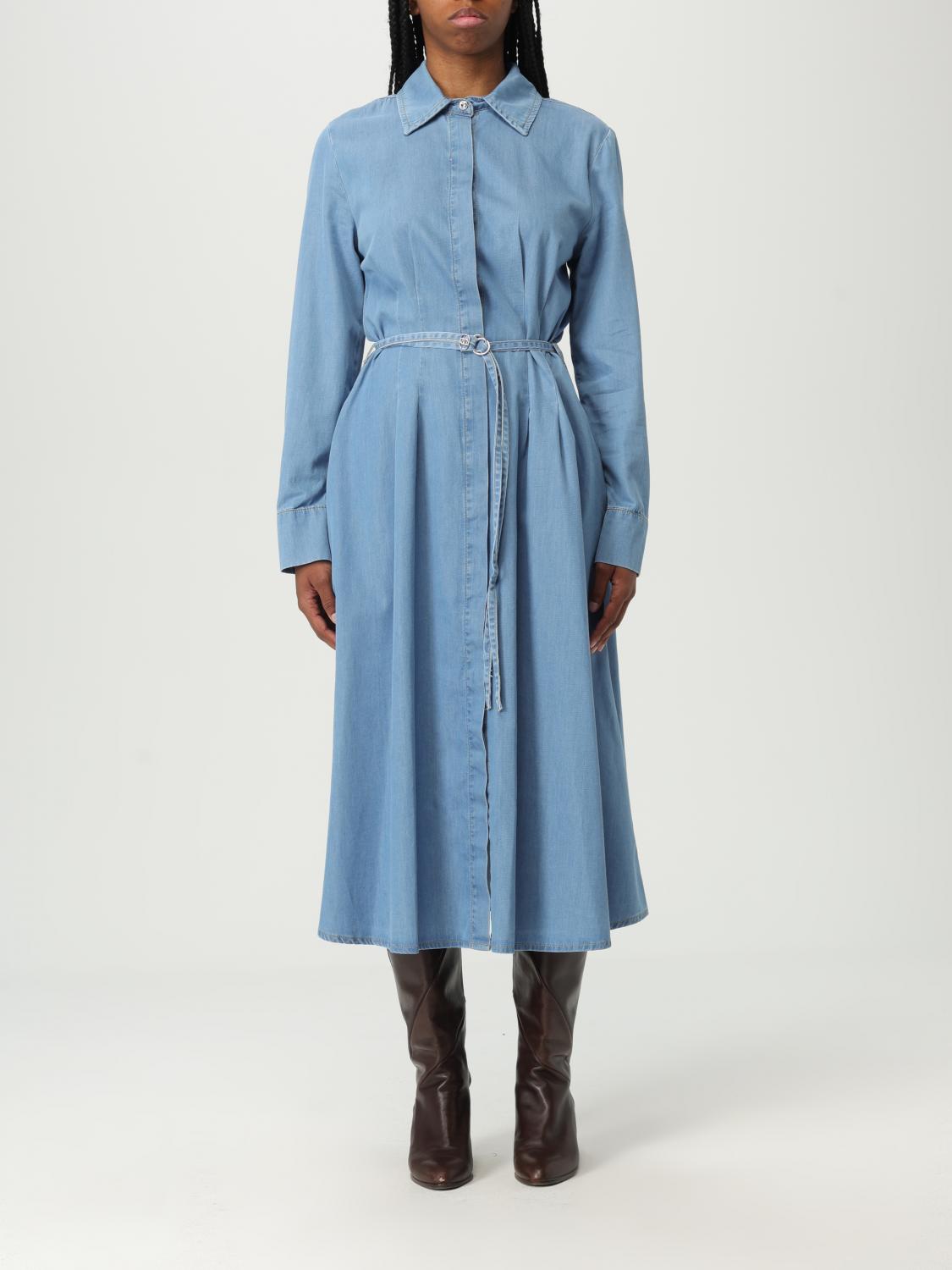 LIU •JO DRESS LIU JO WOMAN COLOR DENIM G87087028