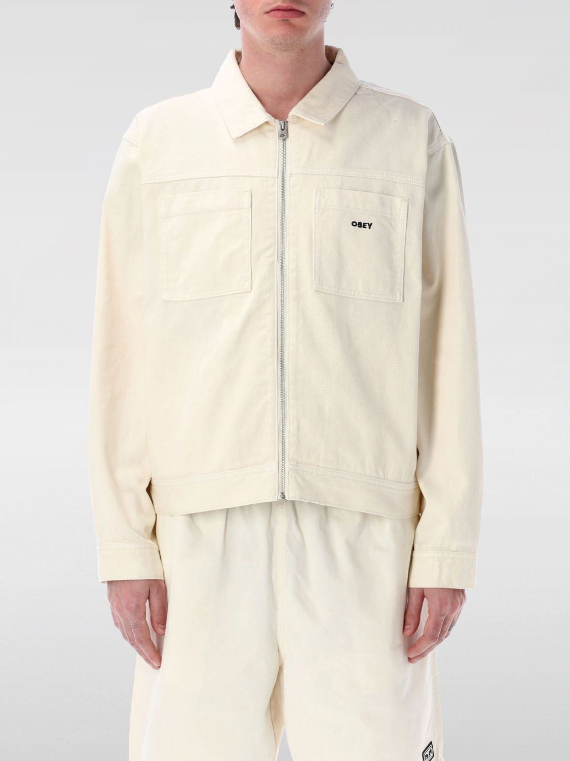Shop Obey Jacket Men Color Multicolor