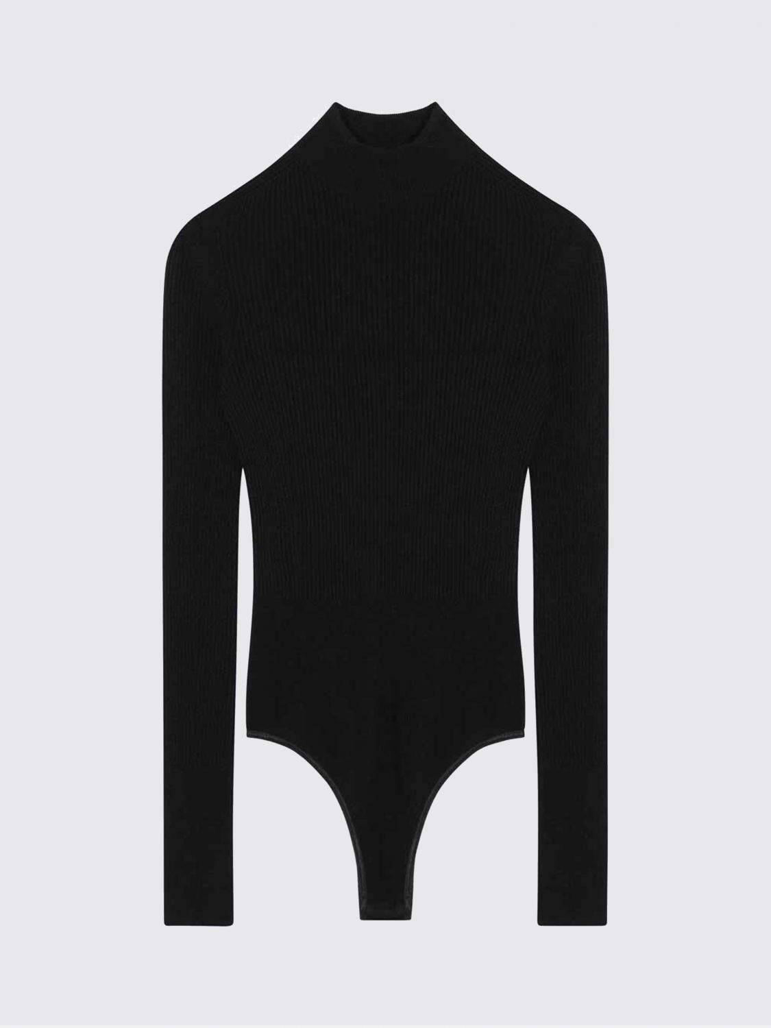 Alaïa High Neck Body In Black