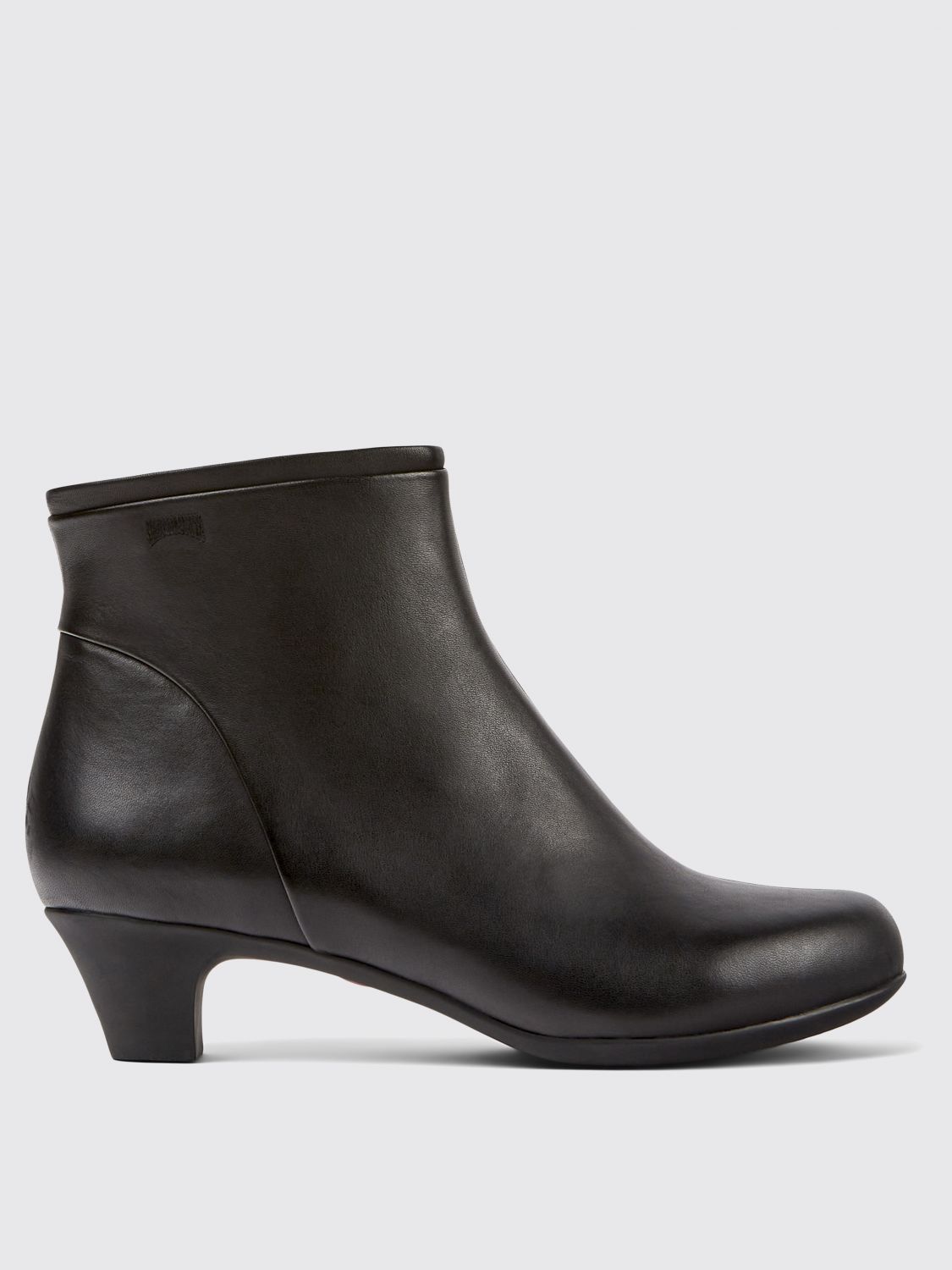 Camper Flat Ankle Boots  Woman Color Black In Black