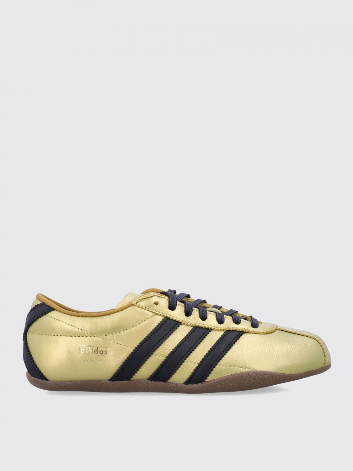 Adidas Originals Tokyo Deconstructed Leather Striped Sneakers In White