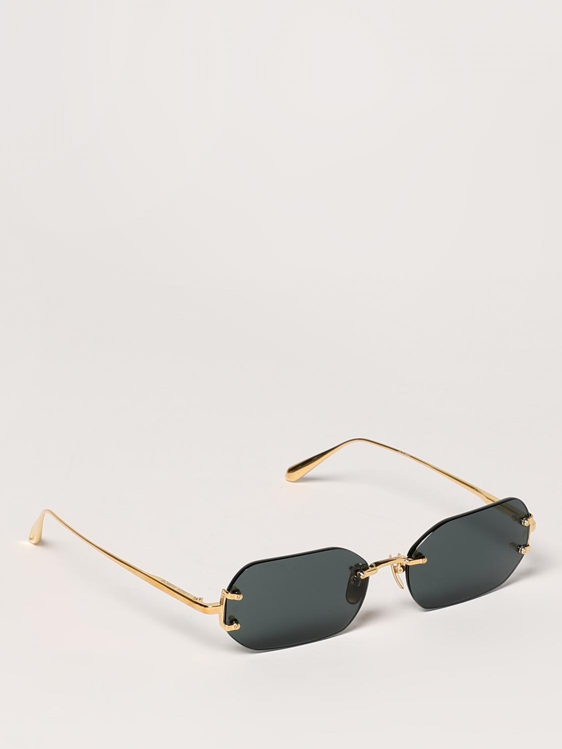 LINDA FARROW Sonnenbrille Damen Farbe Gold