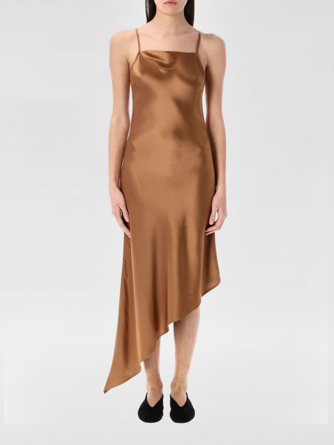 Shop By Malene Birger Dress  Woman Color Kaki