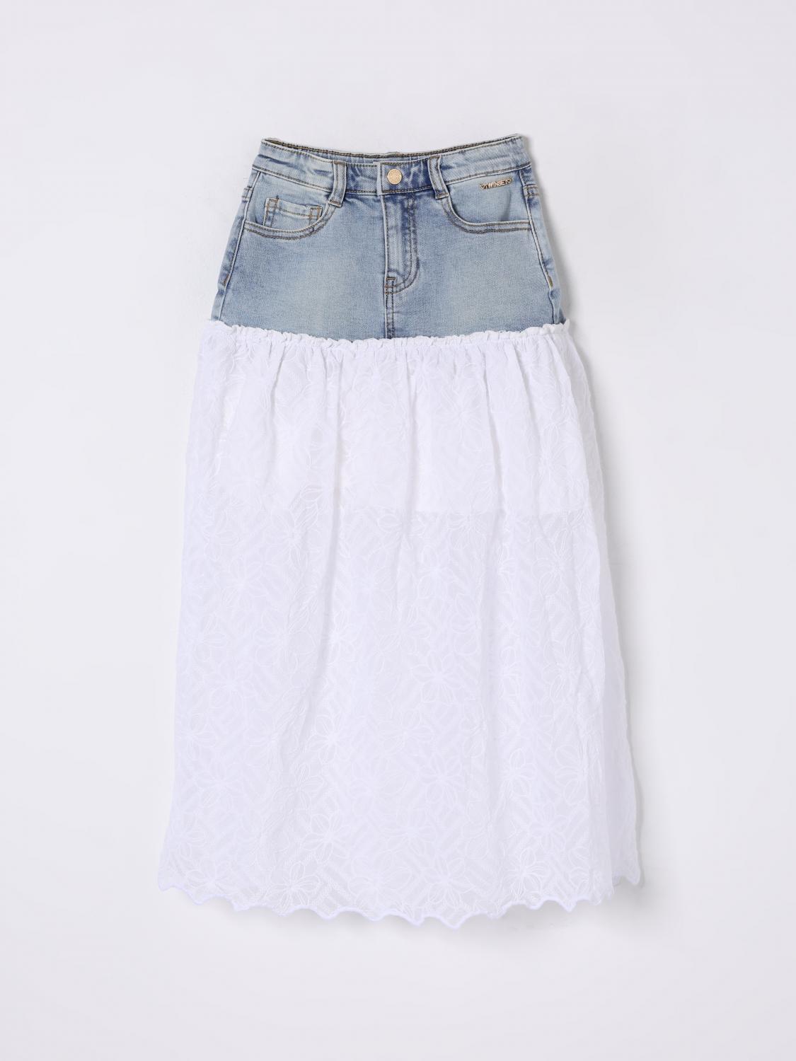 Twinset Skirt  Kids Color Denim In Denim