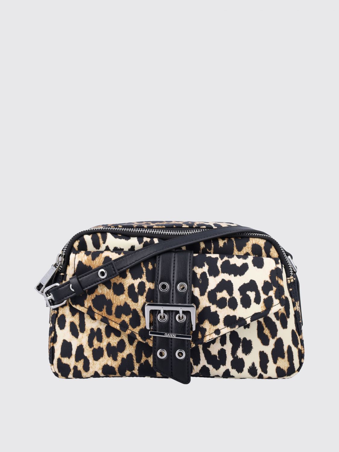 Ganni Camera Bag Leo Shoulder Bag In Savannah