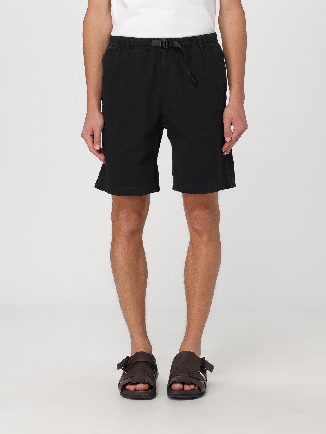 Gramicci Buckled-waistband Detail Shorts In Black