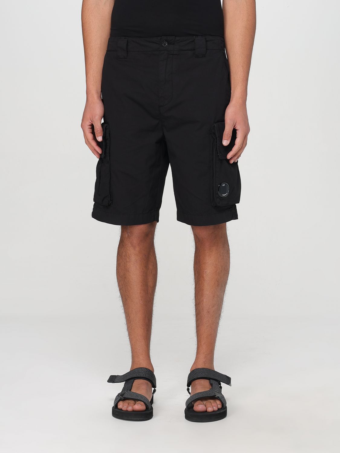 C.p. Company Short C. P. Company Men Color Black In Black