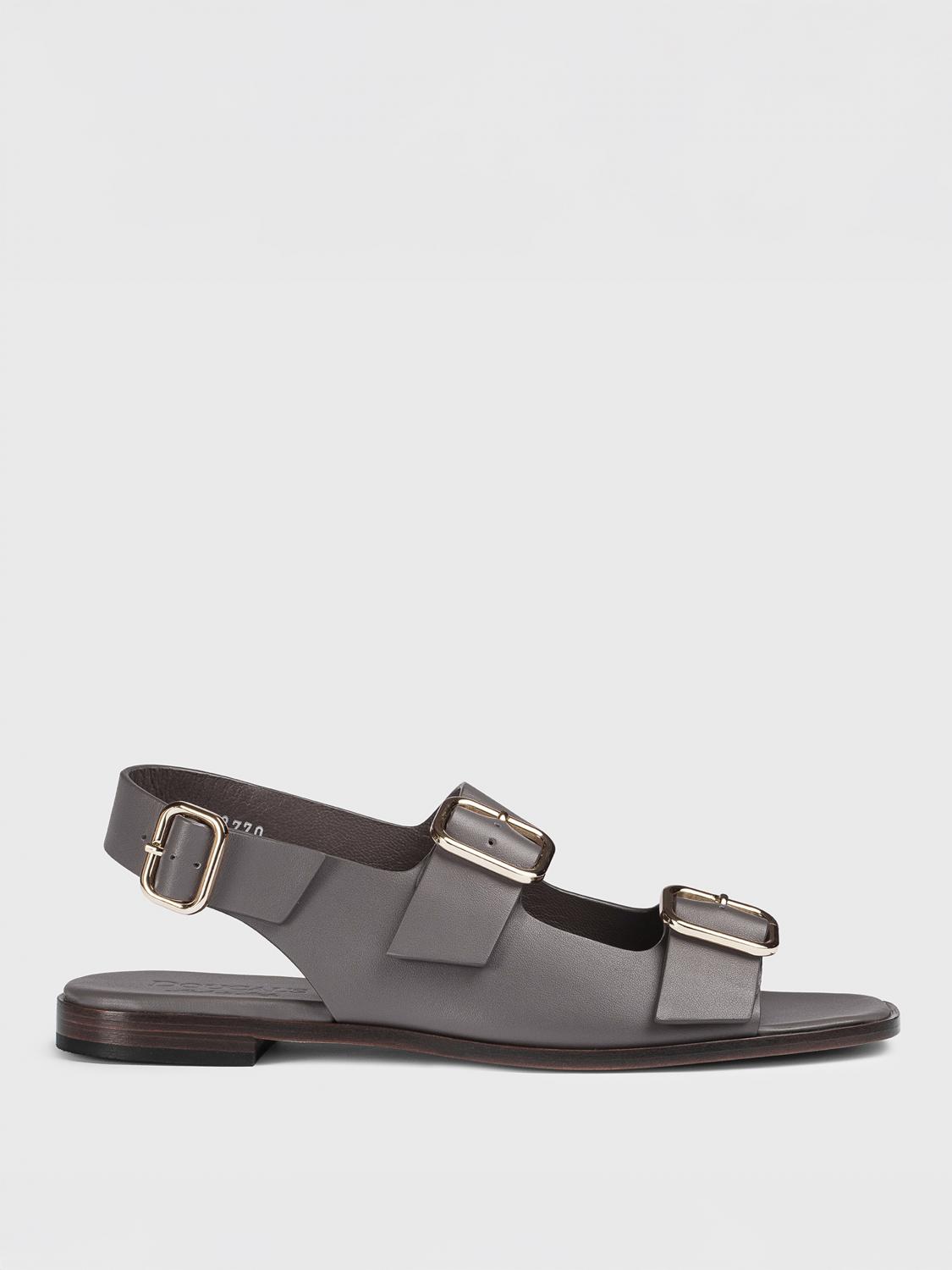 Doucal's Buckled Sandals In Grey