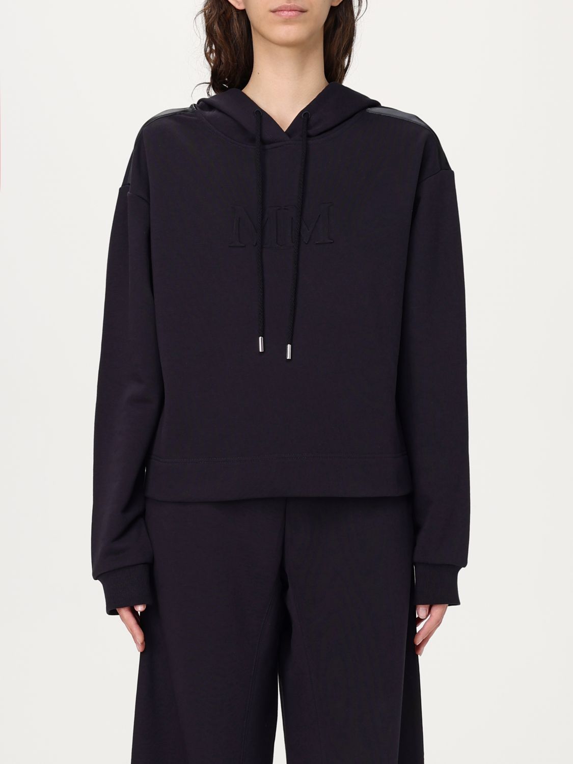 Mm Max Mara Sweater Woman Color Black In Black