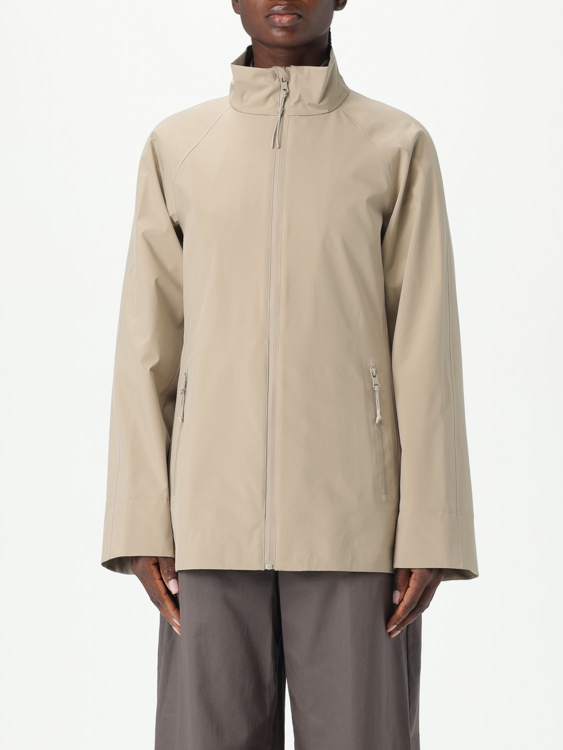 Mm Max Mara Jacket Woman Color Beige In Beige