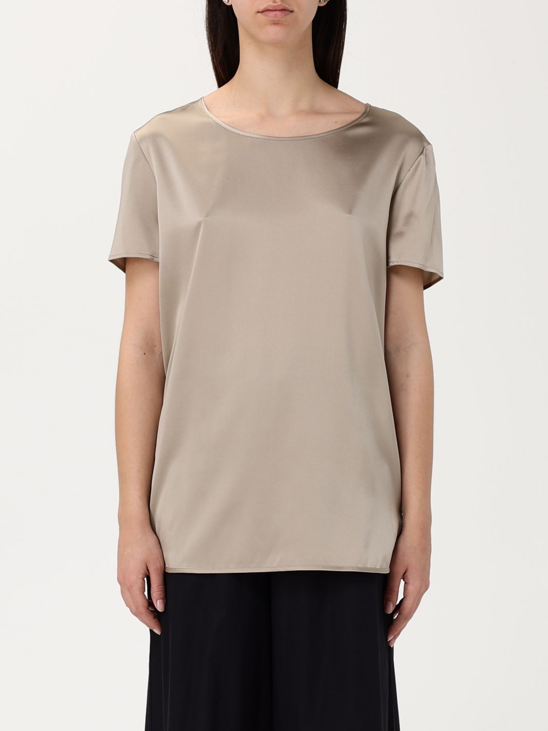 Mm Max Mara Shirts Sand In Beige