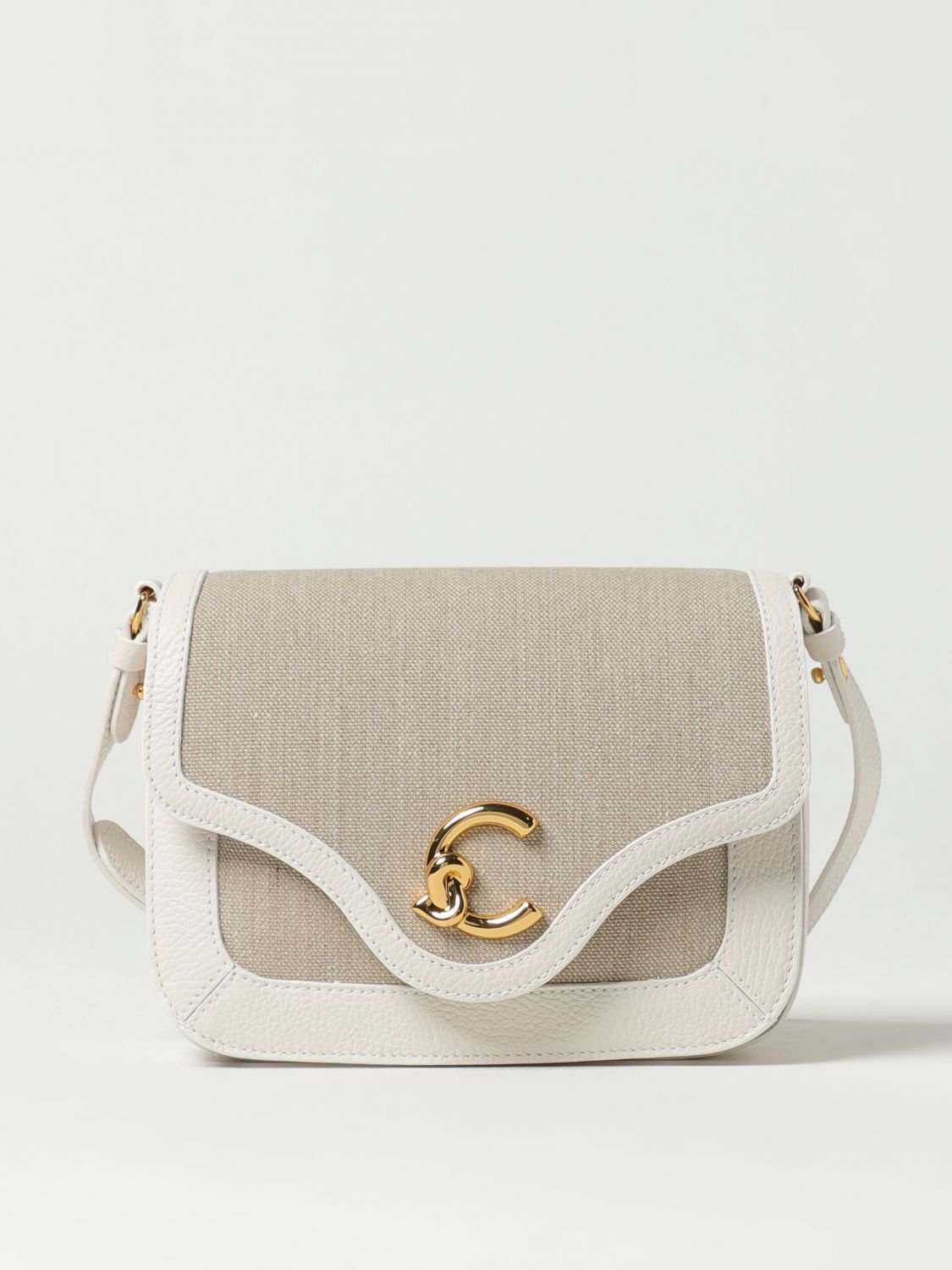 Coccinelle Handbag Woman Color Beige In Beige