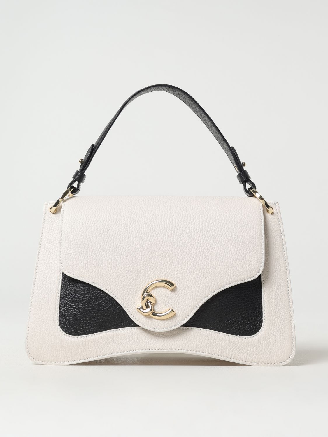 Shop Coccinelle Handbag Woman Color White