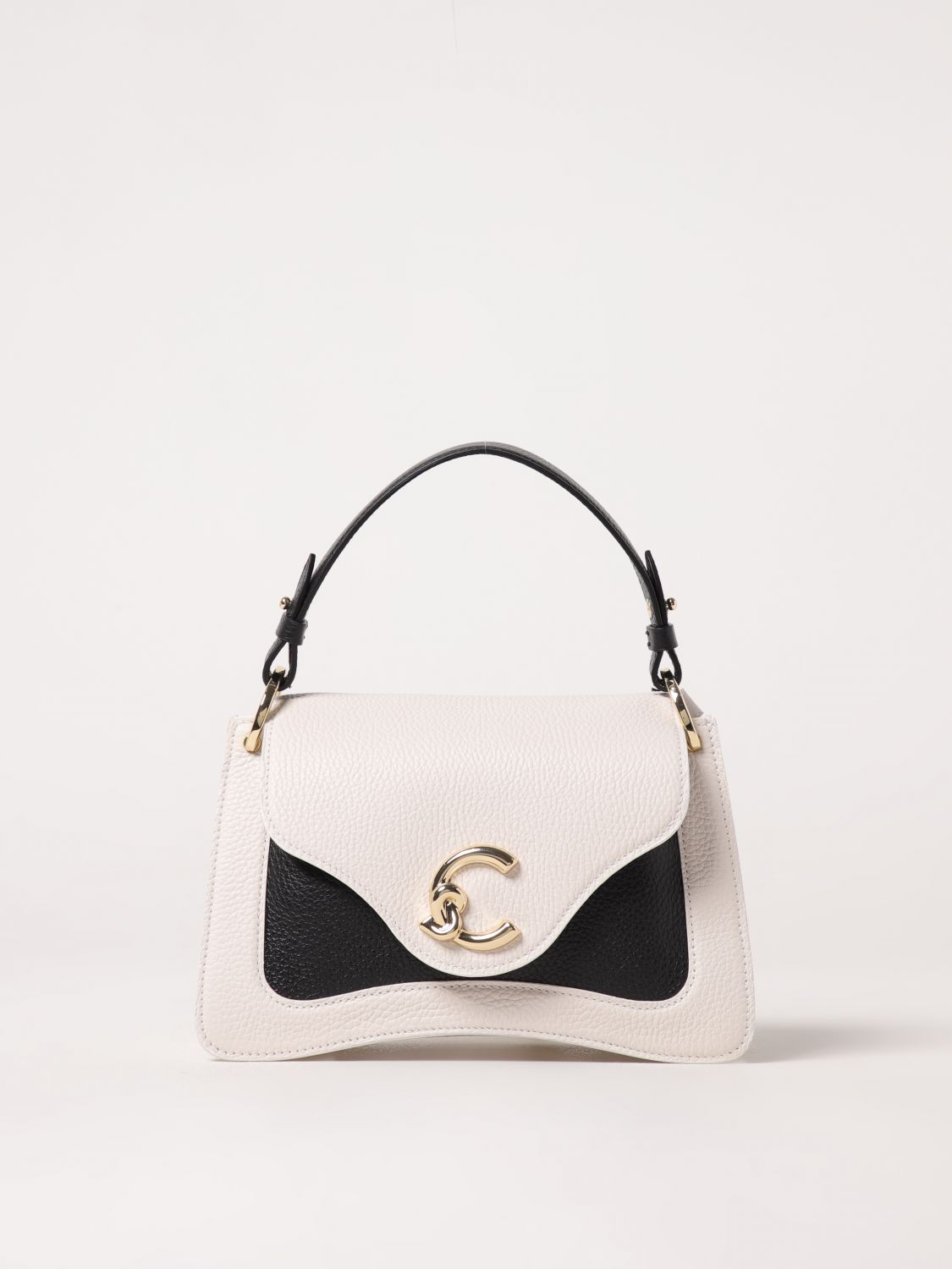 Shop Coccinelle Handbag Woman Color White