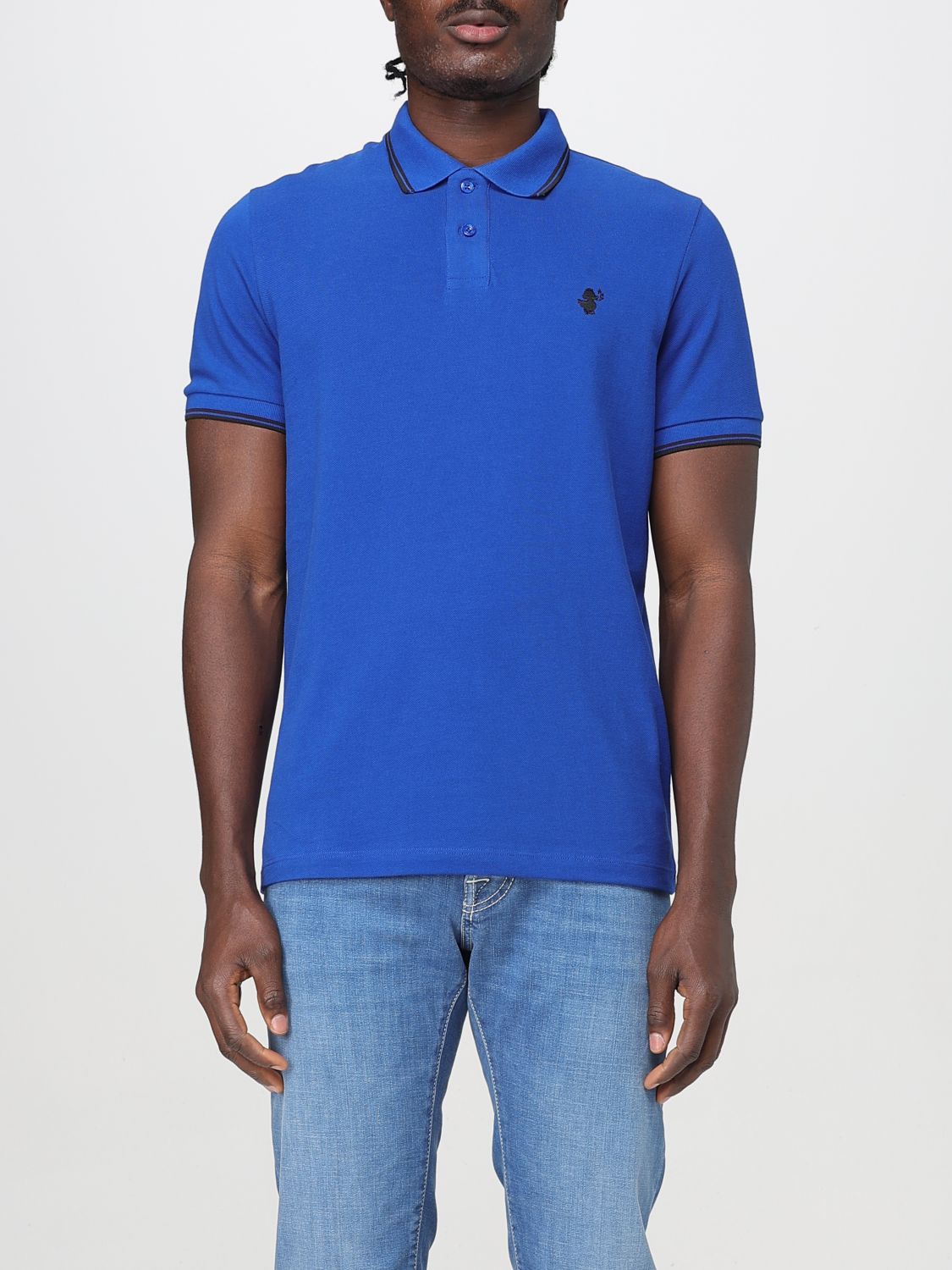 Save The Duck Polo Shirt Men Color Blue In Blue