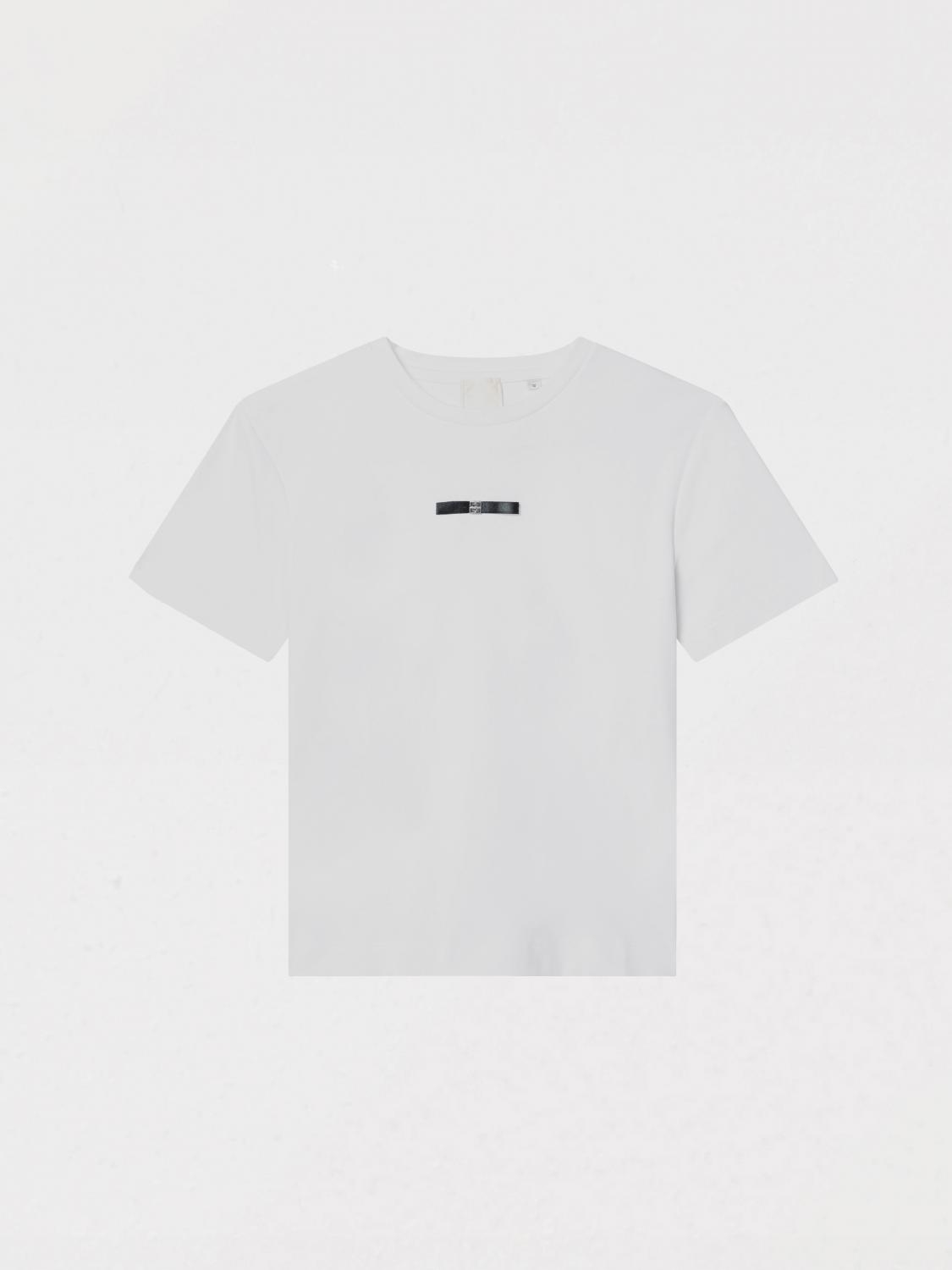 Givenchy White T-shirt With Bow And Logo In White