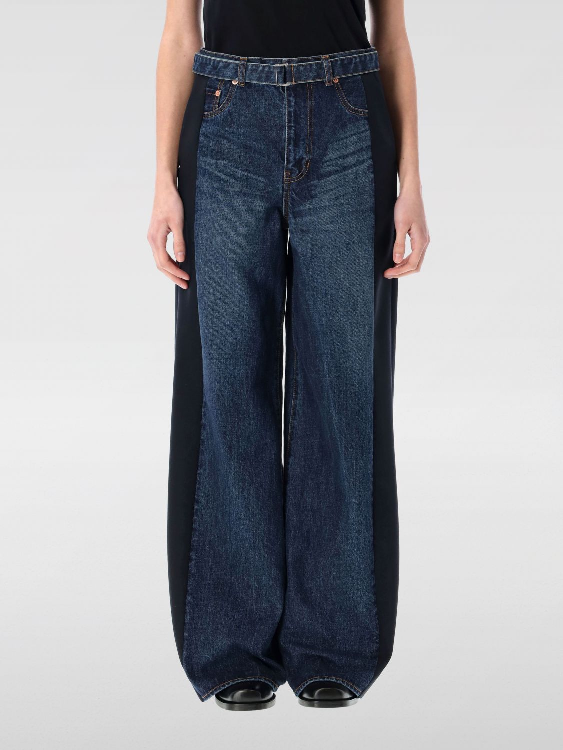 SACAI JEANS SACAI WOMAN COLOR BLUE G88174009