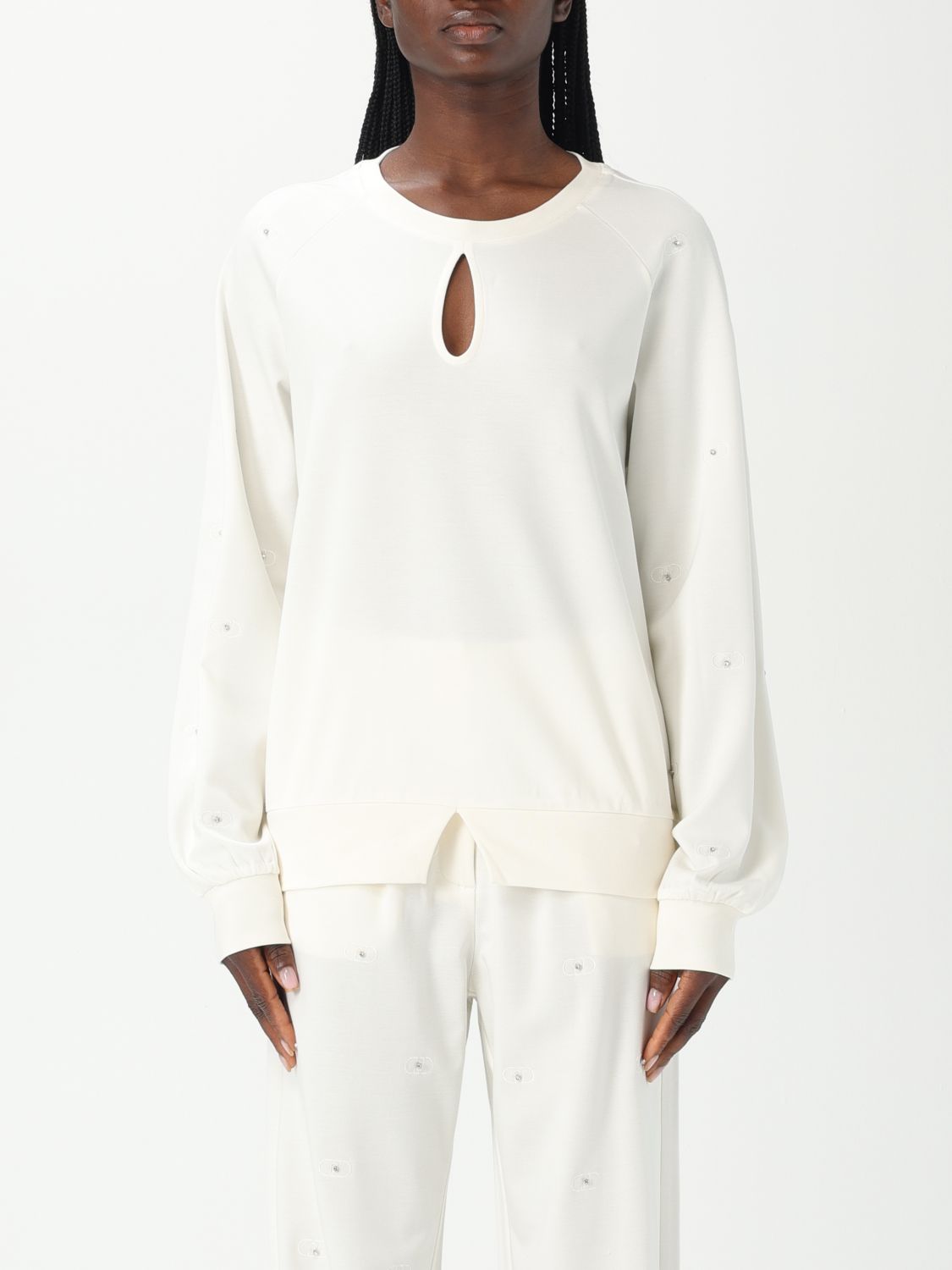 Liu •jo Sweatshirt Liu Jo Woman Color White In ホワイト