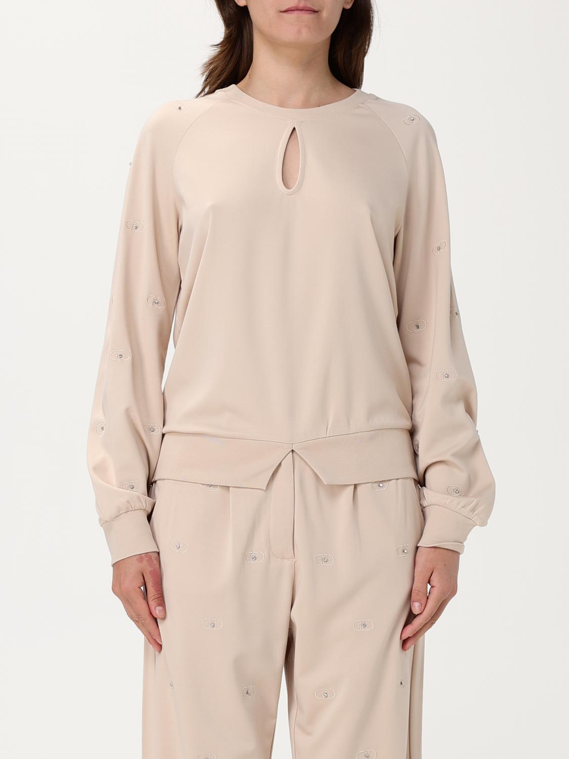 Liu •jo Sweatshirt Liu Jo Woman Color Beige In ベージュ