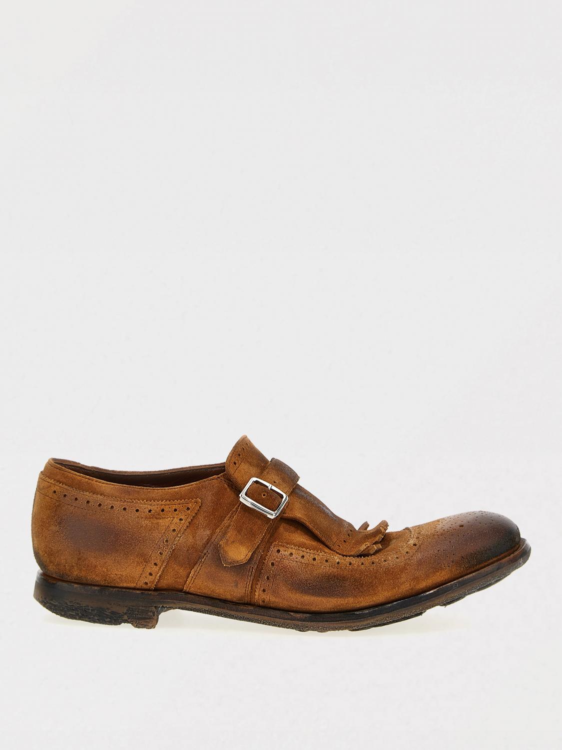 Church's Loafers With Buckle And Fringe Detail In Brown