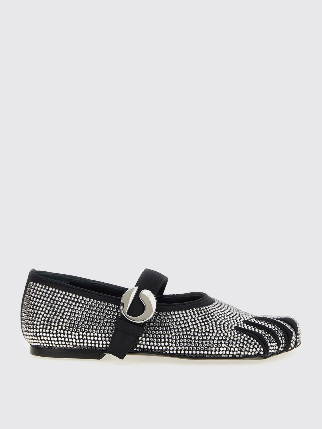 Shop Coperni Ballet Flats Woman Color Black