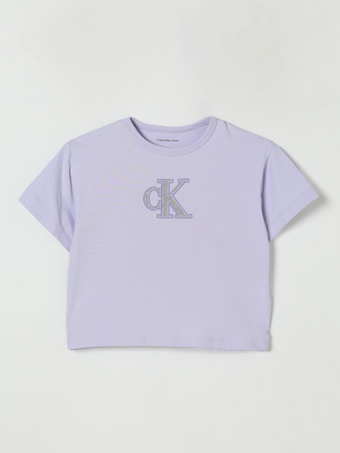 CALVIN KLEIN T-SHIRT CALVIN KLEIN KIDS COLOR VIOLET G88473019