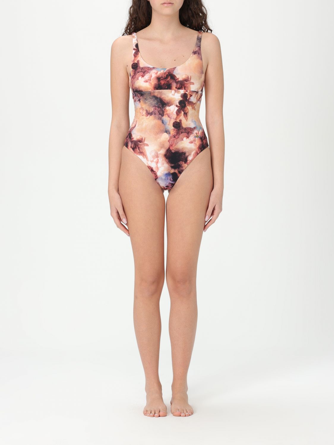 Shop Vivienne Westwood Swimsuit Woman Color Multicolor
