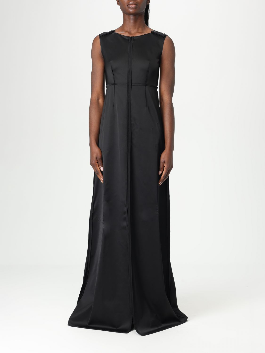 Mm6 Maison Margiela Mm6 By Maison Margiela Black Viscose Dress In Black
