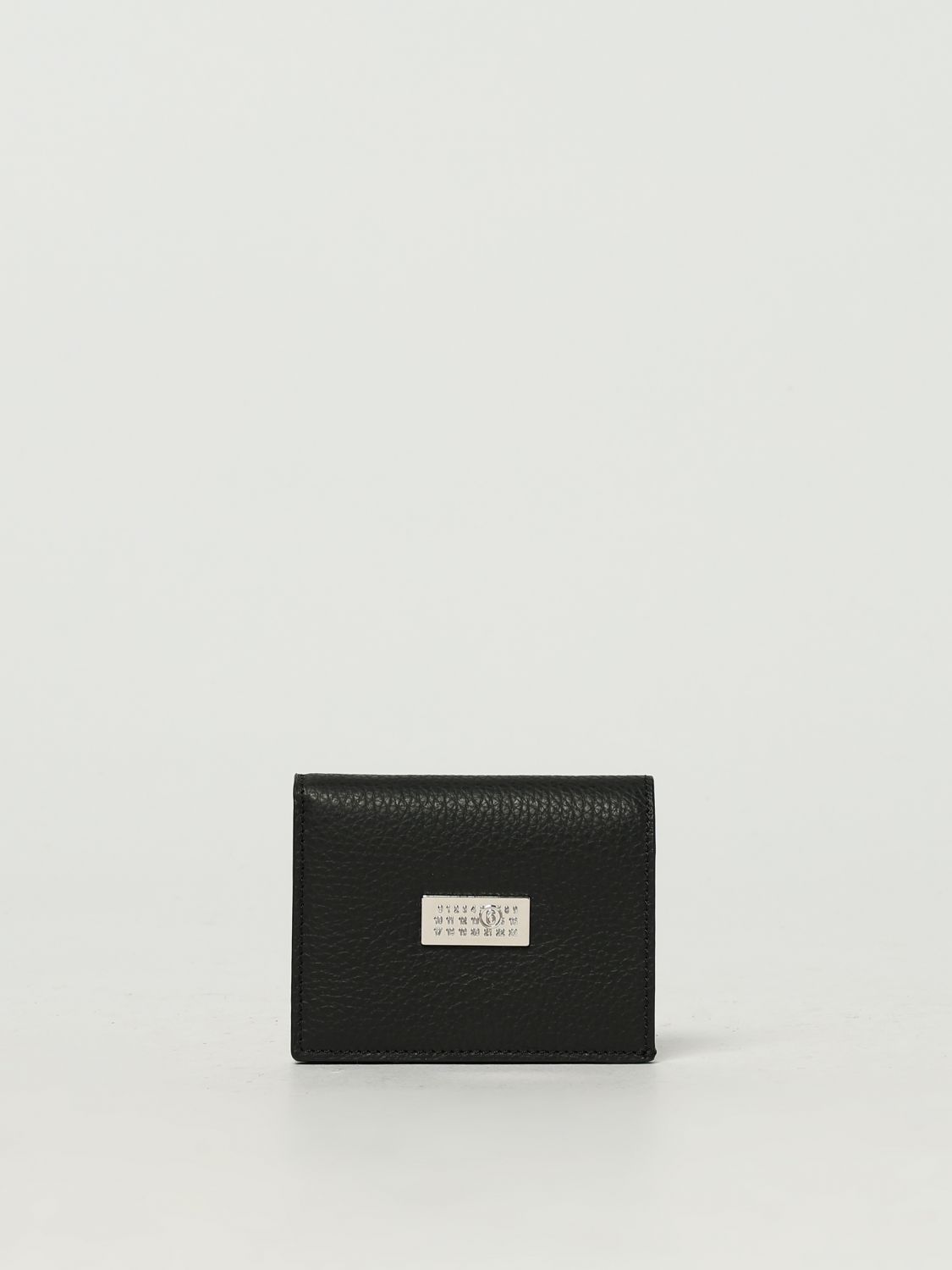 Shop Mm6 Maison Margiela Wallet Woman Color Black
