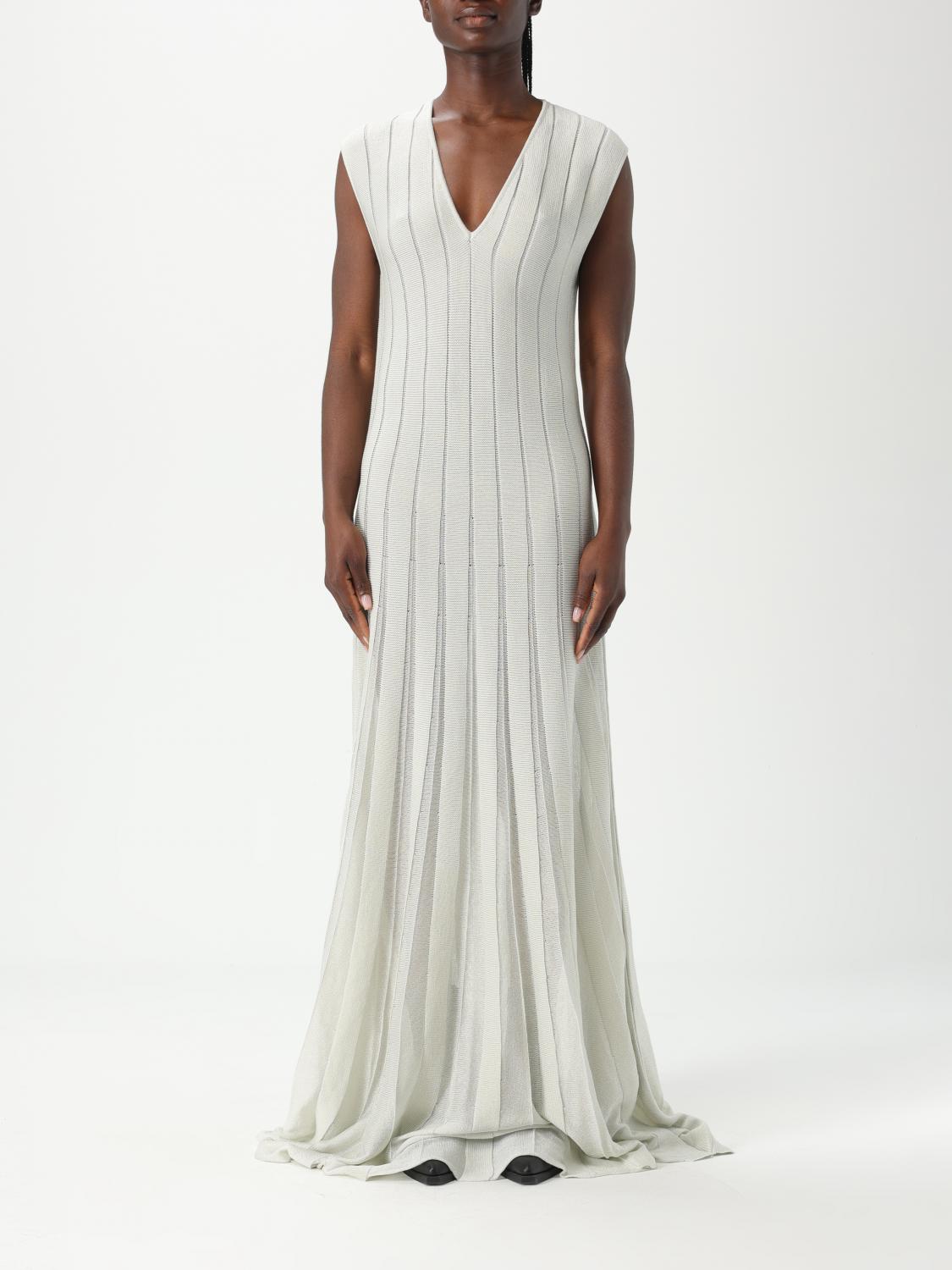Golden Goose Muma Maxi Dress In White