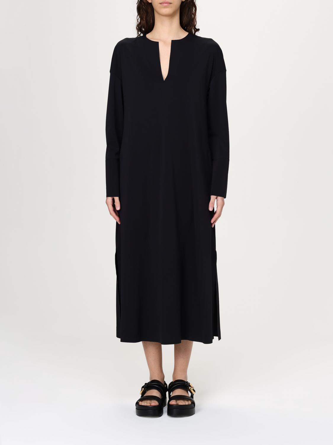 Mm Max Mara Dress Woman Color Black In ブラック