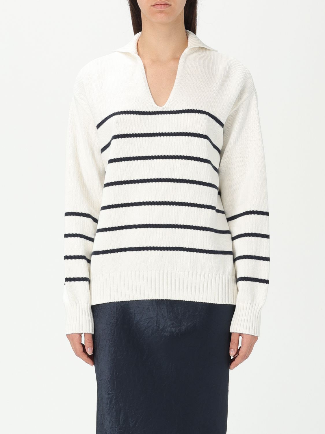 Mm Max Mara Sweater Woman Color White In ホワイト